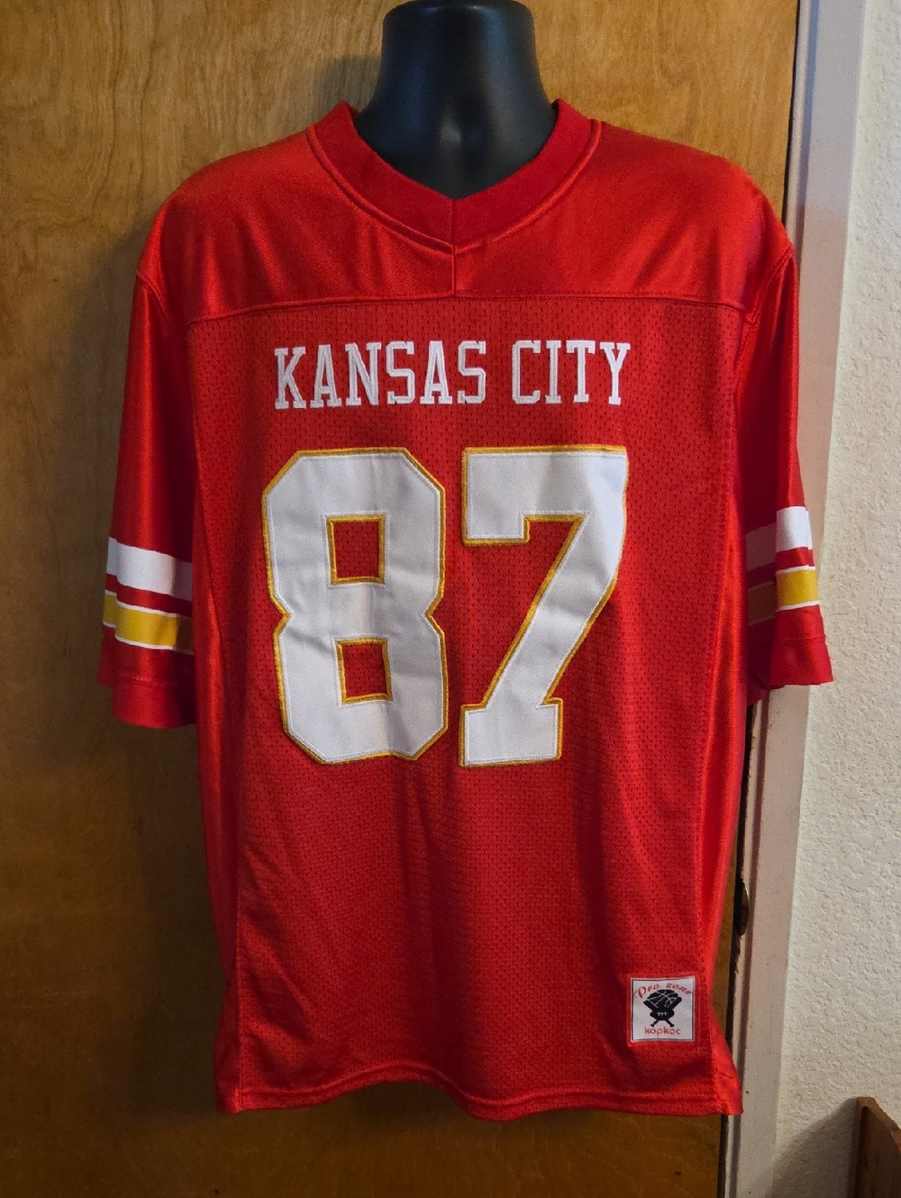 NFL Kansas City Chiefs #87 Travis Kelce Jersey Size Large